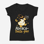 Abraca-duck-you-Womens-V-Neck-Tee-NemiMakeit
