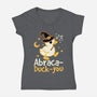 Abraca-duck-you-Womens-V-Neck-Tee-NemiMakeit