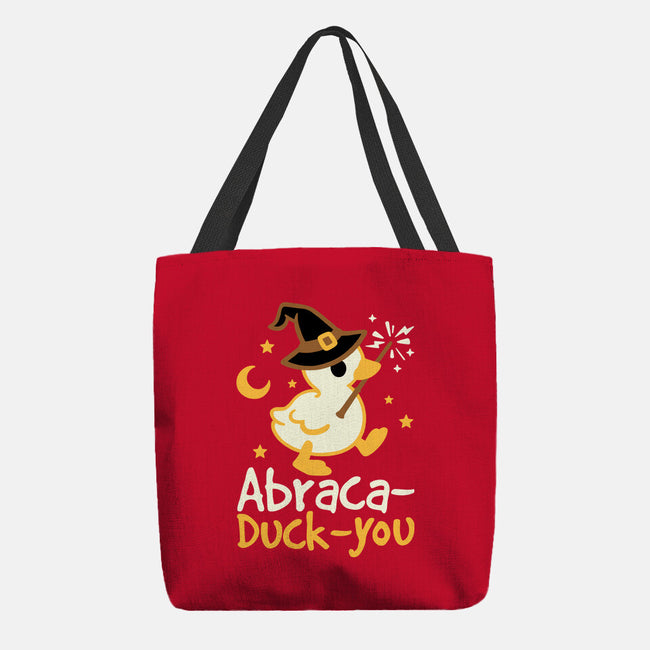 Abraca-duck-you-None-Basic Tote-Bag-NemiMakeit