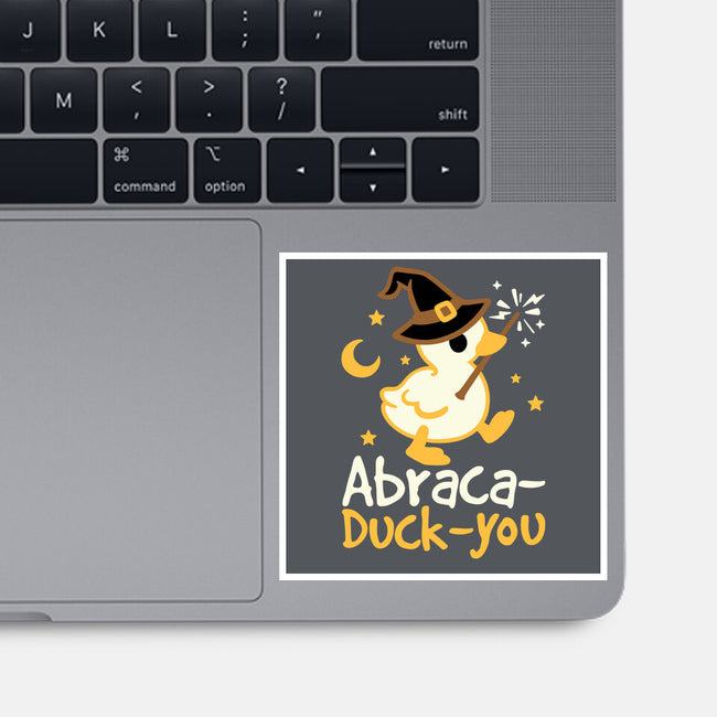 Abraca-duck-you-None-Glossy-Sticker-NemiMakeit