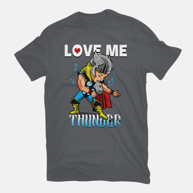 Love Me Thunder-Mens-Basic-Tee-Boggs Nicolas