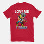 Love Me Thunder-Womens-Fitted-Tee-Boggs Nicolas