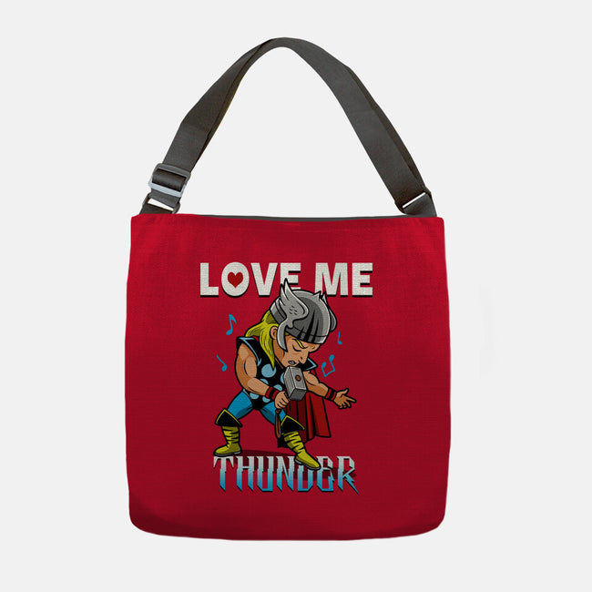 Love Me Thunder-None-Adjustable Tote-Bag-Boggs Nicolas