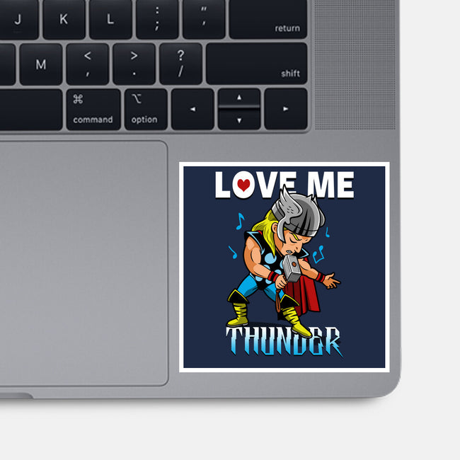 Love Me Thunder-None-Glossy-Sticker-Boggs Nicolas