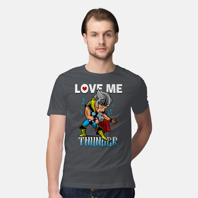 Love Me Thunder-Mens-Premium-Tee-Boggs Nicolas