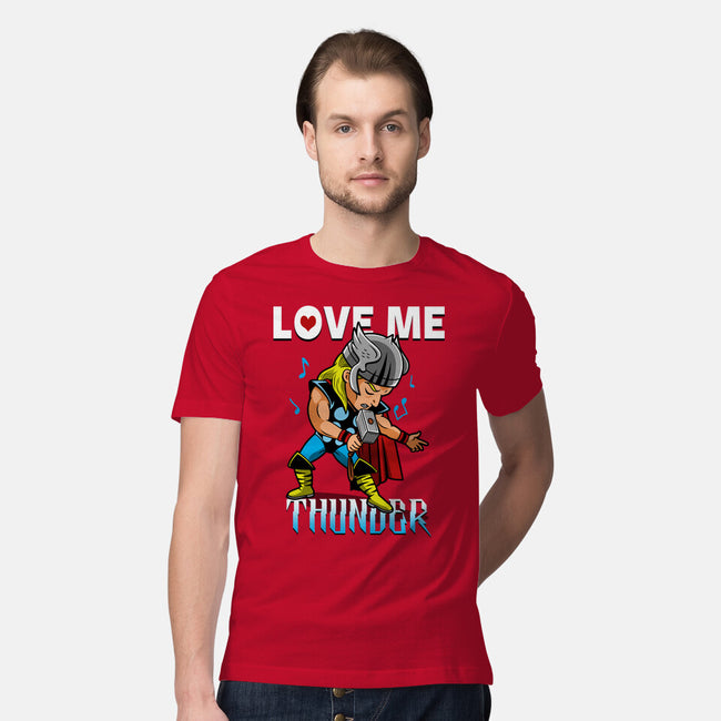 Love Me Thunder-Mens-Premium-Tee-Boggs Nicolas