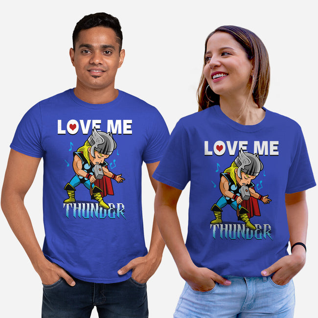 Love Me Thunder-Unisex-Basic-Tee-Boggs Nicolas