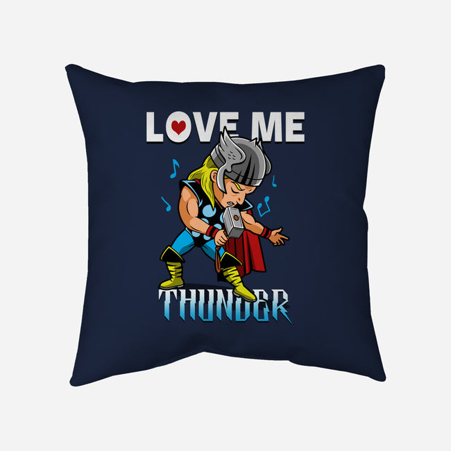 Love Me Thunder-None-Removable Cover w Insert-Throw Pillow-Boggs Nicolas