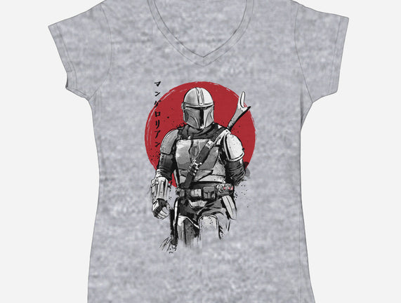 Mandalorian Bounty Hunter Sumi-e