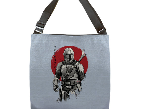Mandalorian Bounty Hunter Sumi-e