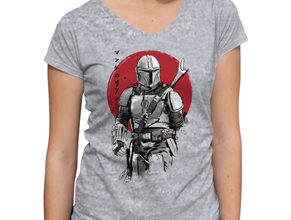 Mandalorian Bounty Hunter Sumi-e