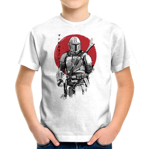 Mandalorian Bounty Hunter Sumi-e