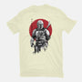 Mandalorian Bounty Hunter Sumi-e-Mens-Basic-Tee-DrMonekers