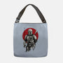 Mandalorian Bounty Hunter Sumi-e-None-Adjustable Tote-Bag-DrMonekers