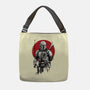 Mandalorian Bounty Hunter Sumi-e-None-Adjustable Tote-Bag-DrMonekers