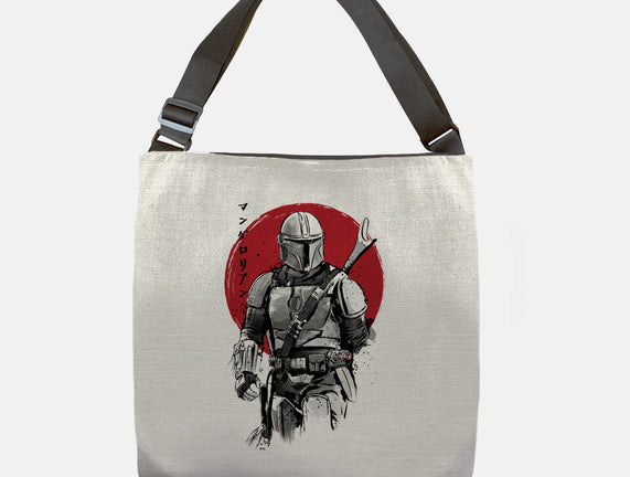 Mandalorian Bounty Hunter Sumi-e