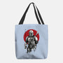 Mandalorian Bounty Hunter Sumi-e-None-Basic Tote-Bag-DrMonekers