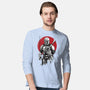 Mandalorian Bounty Hunter Sumi-e-Mens-Long Sleeved-Tee-DrMonekers