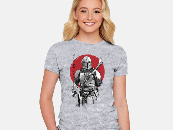 Mandalorian Bounty Hunter Sumi-e