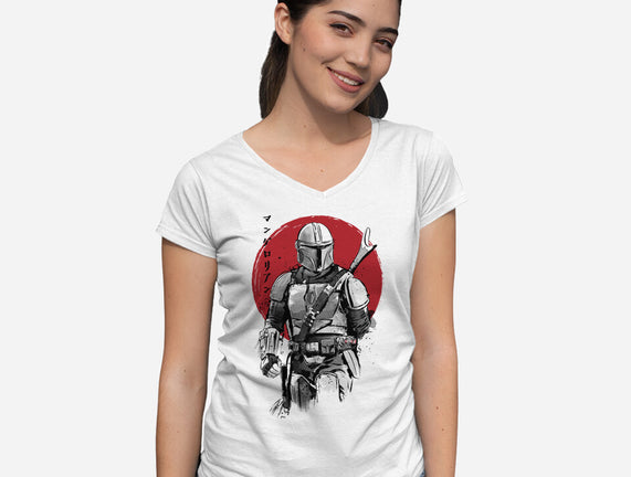 Mandalorian Bounty Hunter Sumi-e