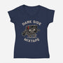 Dark Side Mixtape-Womens-V-Neck-Tee-Melonseta