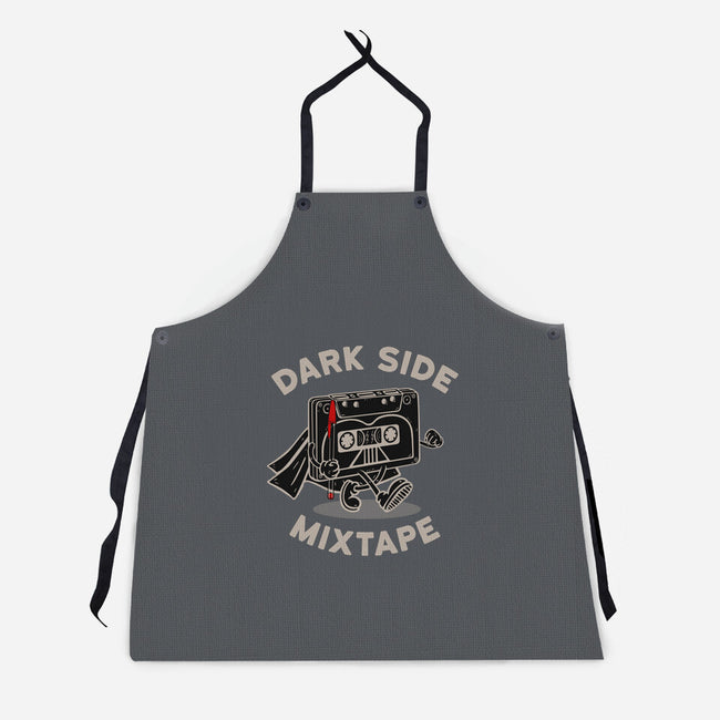 Dark Side Mixtape-Unisex-Kitchen-Apron-Melonseta