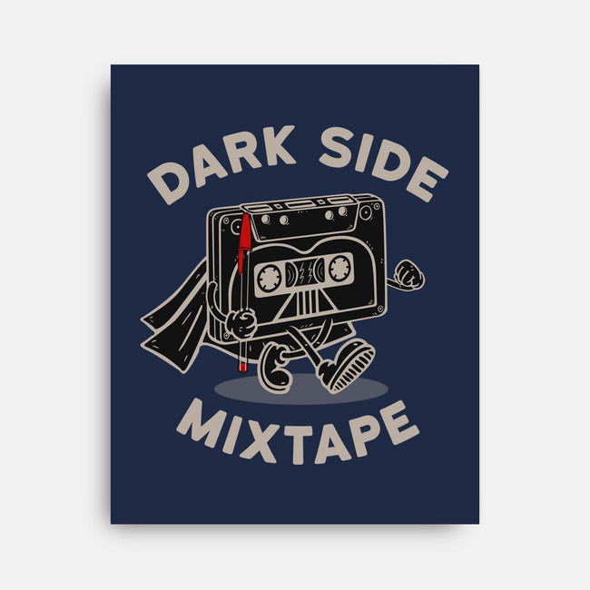 Dark Side Mixtape-None-Stretched-Canvas-Melonseta