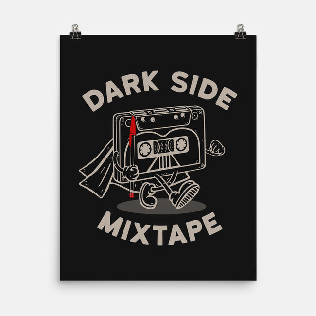 Dark Side Mixtape-None-Matte-Poster-Melonseta