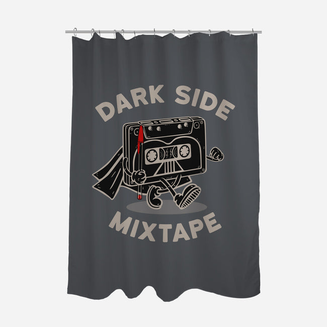 Dark Side Mixtape-None-Polyester-Shower Curtain-Melonseta