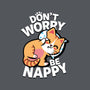 Don't Worry Be Nappy-Womens-V-Neck-Tee-Boggs Nicolas