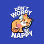 Don't Worry Be Nappy-Womens-V-Neck-Tee-Boggs Nicolas