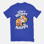 Don't Worry Be Nappy-Womens-Fitted-Tee-Boggs Nicolas
