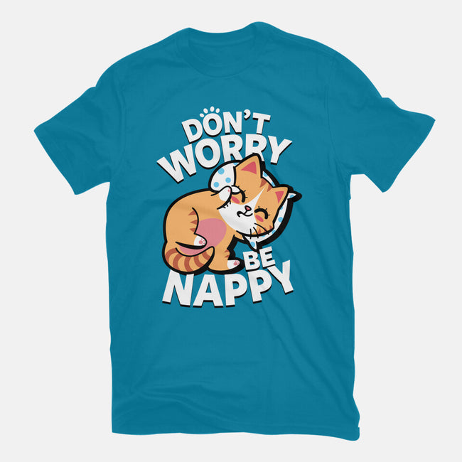 Don't Worry Be Nappy-Womens-Basic-Tee-Boggs Nicolas