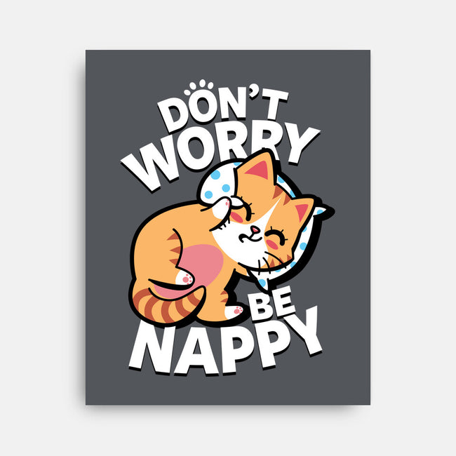 Don't Worry Be Nappy-None-Stretched-Canvas-Boggs Nicolas