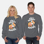 Don't Worry Be Nappy-Unisex-Crew Neck-Sweatshirt-Boggs Nicolas