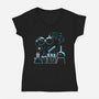 Chemical Kittens-Womens-V-Neck-Tee-Vallina84