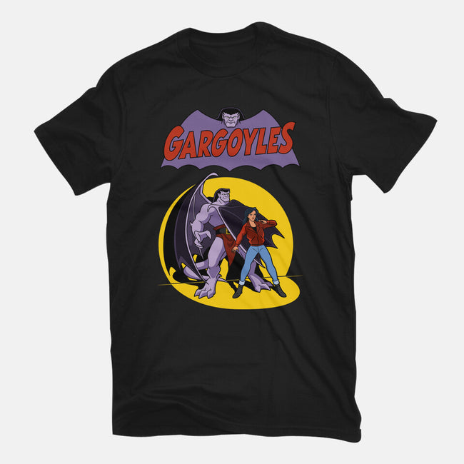 Gargoyles Cover-Unisex-Basic-Tee-jasesa