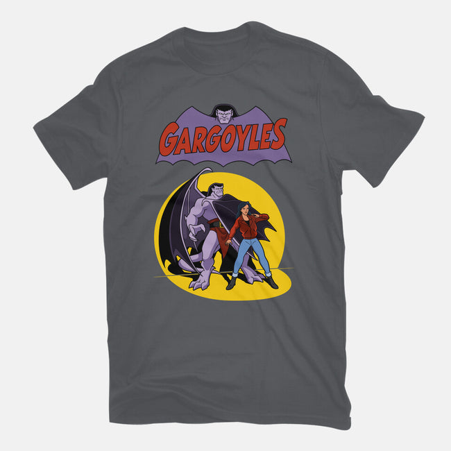 Gargoyles Cover-Womens-Basic-Tee-jasesa