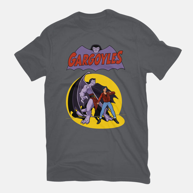 Gargoyles Cover-Unisex-Basic-Tee-jasesa