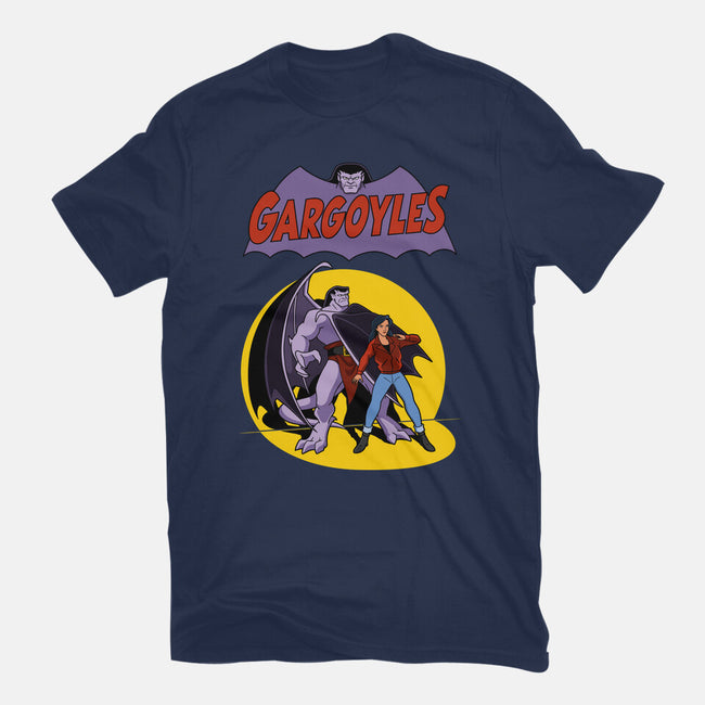 Gargoyles Cover-Womens-Basic-Tee-jasesa