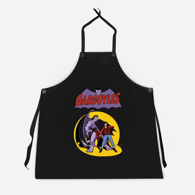 Gargoyles Cover-Unisex-Kitchen-Apron-jasesa