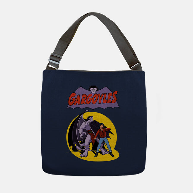 Gargoyles Cover-None-Adjustable Tote-Bag-jasesa