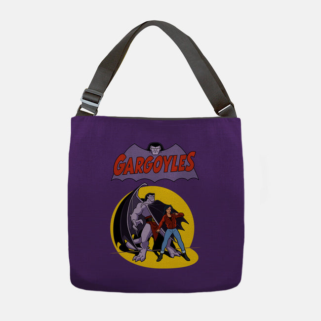 Gargoyles Cover-None-Adjustable Tote-Bag-jasesa