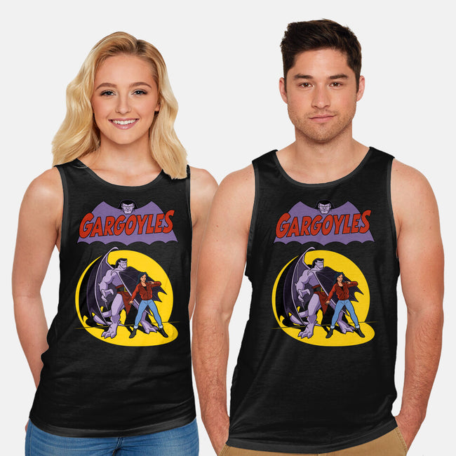 Gargoyles Cover-Unisex-Basic-Tank-jasesa