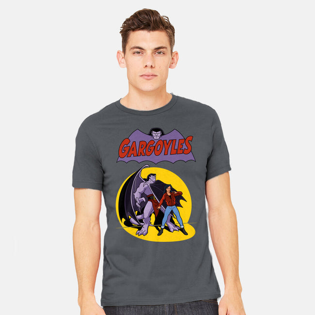 Gargoyles Cover-Mens-Heavyweight-Tee-jasesa