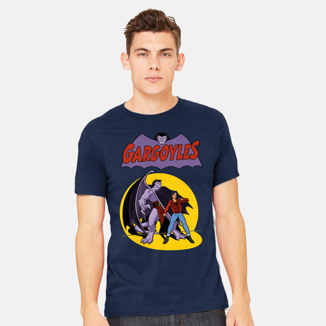 Gargoyles Cover-Mens-Heavyweight-Tee-jasesa