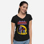 Gargoyles Cover-Womens-V-Neck-Tee-jasesa