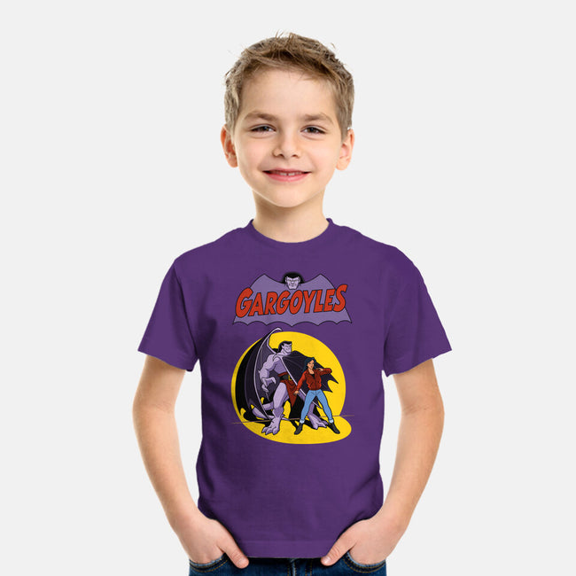 Gargoyles Cover-Youth-Basic-Tee-jasesa