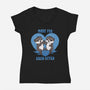 Made For Each Otter-Womens-V-Neck-Tee-Trendlory