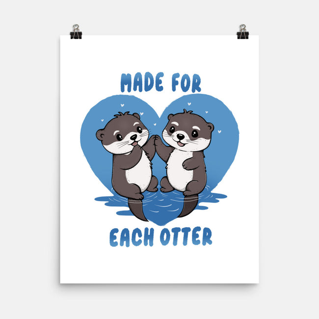 Made For Each Otter-None-Matte-Poster-Trendlory